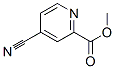 (9ci)-4-氰基-2-吡啶羧酸甲酯結(jié)構(gòu)式_142729-98-4結(jié)構(gòu)式