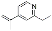 Pyridine, 2-ethyl-4-(1-methylethenyl)-(9ci)Structure,142896-08-0Structure Pyridine, 2-ethyl-4-(1-methylethenyl)-(9ci) Structure,142896-08-0Structure