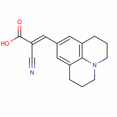 9-(2-Carboxy-2-cyanovinyl)julolidineStructure,142978-18-5Structure 9-(2-Carboxy-2-cyanovinyl)julolidine Structure,142978-18-5Structure