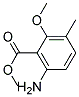 Benzoic acid, 6-amino-2-methoxy-3-methyl-, methyl ester (9ci)Structure,143096-36-0Structure Benzoic acid, 6-amino-2-methoxy-3-methyl-, methyl ester (9ci) Structure,143096-36-0Structure