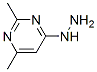 4-Hydrazino-2,6-dimethylpyrimidineStructure,14331-56-7Structure 4-Hydrazino-2,6-dimethylpyrimidine Structure,14331-56-7Structure