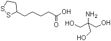 R-alpha-Lipoic acid tromethamine saltStructure,14358-90-8Structure R-alpha-Lipoic acid tromethamine salt Structure,14358-90-8Structure