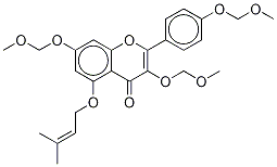 5-O-(3-Methyl-2-butenyl) Kaempferol Tri-O-methoxymethyl EtherStructure,143724-70-3Structure 5-O-(3-Methyl-2-butenyl) Kaempferol Tri-O-methoxymethyl Ether Structure,143724-70-3Structure
