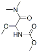 Carbamic acid, [2-(dimethylamino)-1-methoxy-2-oxoethyl]-, methyl ester (9ci) Structure,143995-57-7Structure