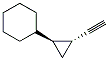 Cyclohexane, (2-ethynylcyclopropyl)-, trans-(9ci) Structure,144448-12-4Structure