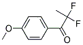 1-Propanone, 2,2-difluoro-1-(4-methoxyphenyl)-(9ci)Structure,144464-70-0Structure 1-Propanone, 2,2-difluoro-1-(4-methoxyphenyl)-(9ci) Structure,144464-70-0Structure