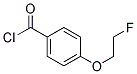 Benzoyl chloride, 4-(2-fluoroethoxy)-(9ci) Structure,145304-36-5Structure