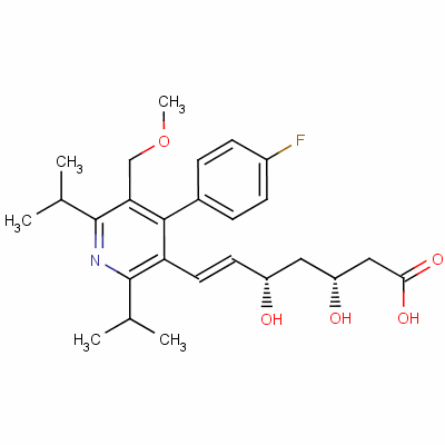 Cerivastatin sodium Structure,145599-86-6Structure