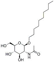 Decyl 2-acetamido-2-deoxy-β-d-glucopyranoside Structure,147025-05-6Structure