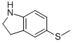 1H-Indole, 2,3-dihydro-5-(methylthio)-Structure,147080-28-2Structure 1H-Indole, 2,3-dihydro-5-(methylthio)- Structure,147080-28-2Structure