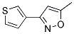 Isoxazole, 5-methyl-3-(3-thienyl)-(9ci)Structure,147137-35-7Structure Isoxazole, 5-methyl-3-(3-thienyl)-(9ci) Structure,147137-35-7Structure