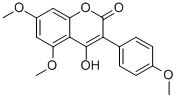 4-Hydroxy-5,7-dimethoxy-3-(4-methoxyphenyl)coumarinStructure,14736-59-5Structure 4-Hydroxy-5,7-dimethoxy-3-(4-methoxyphenyl)coumarin Structure,14736-59-5Structure