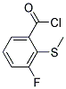 Benzoyl chloride, 3-fluoro-2-(methylthio)-(9ci)Structure,147460-54-6Structure Benzoyl chloride, 3-fluoro-2-(methylthio)-(9ci) Structure,147460-54-6Structure