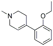 Pyridine, 4-(2-ethoxyphenyl)-1,2,3,6-tetrahydro-1-methyl-(9ci)Structure,148033-46-9Structure Pyridine, 4-(2-ethoxyphenyl)-1,2,3,6-tetrahydro-1-methyl-(9ci) Structure,148033-46-9Structure
