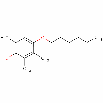 1-O-hexyl-2,3,5-trimethylhydroquinoneStructure,148081-72-5Structure 1-O-hexyl-2,3,5-trimethylhydroquinone Structure,148081-72-5Structure