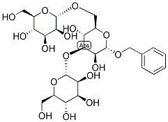 芐基己糖吡喃糖苷-(1->3)-[己糖吡喃糖苷-(1->6)]吡喃己糖苷結(jié)構(gòu)式_149022-23-1結(jié)構(gòu)式