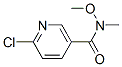 6-Chloro-n-methoxy-n-methylnicotinamideStructure,149281-42-5Structure 6-Chloro-n-methoxy-n-methylnicotinamide Structure,149281-42-5Structure