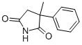 α-Methyl-α-phenylsuccinimideStructure,1497-17-2Structure α-Methyl-α-phenylsuccinimide Structure,1497-17-2Structure