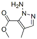 1H-pyrazole-5-carboxylicacid,1-amino-4-methyl-,methylester(9ci)Structure,150017-56-4Structure 1H-pyrazole-5-carboxylicacid,1-amino-4-methyl-,methylester(9ci) Structure,150017-56-4Structure