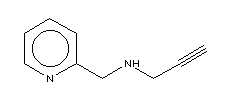 (9ci)-n-2-丙炔-2-吡啶甲胺結(jié)構(gòu)式_150099-69-7結(jié)構(gòu)式