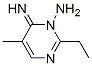 1(6H)-pyrimidinamine, 2-ethyl-6-imino-5-methyl-Structure,150239-65-9Structure 1(6H)-pyrimidinamine, 2-ethyl-6-imino-5-methyl- Structure,150239-65-9Structure