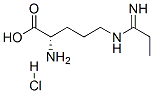 N<sup>5</sup>-propanimidoyl-l-ornithine hydrochloride (1:1)Structure,150403-96-6Structure N<sup>5</sup>-propanimidoyl-l-ornithine hydrochloride (1:1) Structure,150403-96-6Structure