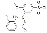 Benzenesulfonyl chloride, 3-(1,4-dihydro-8-methoxy-4-oxo-2-quinazolinyl)-4-ethoxy-(9ci)Structure,150479-72-4Structure Benzenesulfonyl chloride, 3-(1,4-dihydro-8-methoxy-4-oxo-2-quinazolinyl)-4-ethoxy-(9ci) Structure,150479-72-4Structure