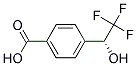 Benzoic acid, 4-(2,2,2-trifluoro-1-hydroxyethyl)-, (r)-(9ci)Structure,150821-42-4Structure Benzoic acid, 4-(2,2,2-trifluoro-1-hydroxyethyl)-, (r)-(9ci) Structure,150821-42-4Structure