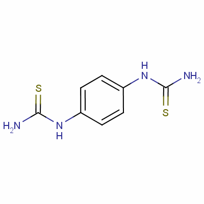 1,4-Phenylenebis(thiourea)Structure,1519-70-6Structure 1,4-Phenylenebis(thiourea) Structure,1519-70-6Structure