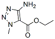 1H-1,2,3-triazole-5-carboxylicacid,4-amino-1-methyl-,ethylester(9ci)Structure,152300-51-1Structure 1H-1,2,3-triazole-5-carboxylicacid,4-amino-1-methyl-,ethylester(9ci) Structure,152300-51-1Structure