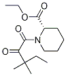 (S)-1-(3,3-二甲基-2-氧代戊?；?哌啶-2-羧酸乙酯結(jié)構(gòu)式_152754-33-1結(jié)構(gòu)式