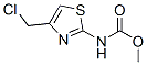 Carbamic acid, [4-(chloromethyl)-2-thiazolyl]-, methyl ester (9ci) Structure,152872-05-4Structure