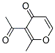 4H-pyran-4-one, 3-acetyl-2-methyl-(9ci)Structure,152996-58-2Structure 4H-pyran-4-one, 3-acetyl-2-methyl-(9ci) Structure,152996-58-2Structure
