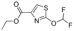 4-Thiazolecarboxylicacid,2-(difluoromethoxy)-,ethylester(9ci)Structure,153027-83-9Structure 4-Thiazolecarboxylicacid,2-(difluoromethoxy)-,ethylester(9ci) Structure,153027-83-9Structure