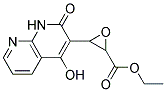 (9ci)-3-(1,2-二氫-4-羥基-2-氧代-1,8-萘啶-3-基)-環(huán)氧乙烷羧酸乙酯結構式_153457-36-4結構式