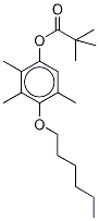 1-O-hexyl-4-pivaloyl-2,3,5-trimethylhydroquinoneStructure,153474-18-1Structure 1-O-hexyl-4-pivaloyl-2,3,5-trimethylhydroquinone Structure,153474-18-1Structure