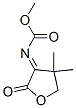 Carbamic acid, (dihydro-4,4-dimethyl-2-oxo-3(2h)-furanylidene)-, methyl ester (9ci) Structure,153575-93-0Structure