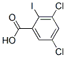 3,5-Dichloro-2-iodo-benzoic acidStructure,15396-37-9Structure 3,5-Dichloro-2-iodo-benzoic acid Structure,15396-37-9Structure