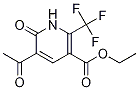 5-乙?；?6-氧代-2-(三氟甲基)-1,6-二氫吡啶-3-羧酸乙酯結(jié)構(gòu)式_154020-54-9結(jié)構(gòu)式