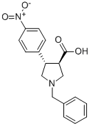 Trans-1-benzyl-4-(4-nitrophenyl)pyrrolidine-3-carboxylic acidStructure,154205-80-8Structure Trans-1-benzyl-4-(4-nitrophenyl)pyrrolidine-3-carboxylic acid Structure,154205-80-8Structure