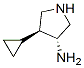 3-Pyrrolidinamine,4-cyclopropyl-,trans-(9ci)Structure,154206-08-3Structure 3-Pyrrolidinamine,4-cyclopropyl-,trans-(9ci) Structure,154206-08-3Structure