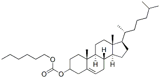 (3Beta)-cholest-5-en-3-yl hexyl carbonateStructure,15455-80-8Structure (3Beta)-cholest-5-en-3-yl hexyl carbonate Structure,15455-80-8Structure