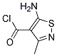4-Isothiazolecarbonyl chloride, 5-amino-3-methyl-(9ci)Structure,154807-47-3Structure 4-Isothiazolecarbonyl chloride, 5-amino-3-methyl-(9ci) Structure,154807-47-3Structure