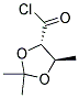 1,3-Dioxolane-4-carbonyl chloride, 2,2,5-trimethyl-, (4s,5r)-(9ci)Structure,155322-89-7Structure 1,3-Dioxolane-4-carbonyl chloride, 2,2,5-trimethyl-, (4s,5r)-(9ci) Structure,155322-89-7Structure