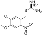 S-(4,5-dimethoxy-2-nitrobenzyl)isothiouroniumbromideStructure,155614-05-4Structure S-(4,5-dimethoxy-2-nitrobenzyl)isothiouroniumbromide Structure,155614-05-4Structure