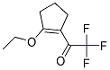 Ethanone, 1-(2-ethoxy-1-cyclopenten-1-yl)-2,2,2-trifluoro-(9ci)Structure,156519-25-4Structure Ethanone, 1-(2-ethoxy-1-cyclopenten-1-yl)-2,2,2-trifluoro-(9ci) Structure,156519-25-4Structure