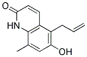 2(1H)-quinolinone, 6-hydroxy-8-methyl-5-(2-propenyl)-(9ci)Structure,156937-56-3Structure 2(1H)-quinolinone, 6-hydroxy-8-methyl-5-(2-propenyl)-(9ci) Structure,156937-56-3Structure
