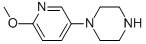 1-(6-甲氧基-3-吡啶)哌嗪結(jié)構(gòu)式_158399-76-9結(jié)構(gòu)式