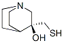 (S)-3-Hydroxy-3-mercaptomethylquinuclidineStructure,158568-64-0Structure (S)-3-Hydroxy-3-mercaptomethylquinuclidine Structure,158568-64-0Structure