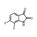 1H-Indole-2,3-dione, 6,7-difluoro-Structure,158580-95-1Structure 1H-Indole-2,3-dione, 6,7-difluoro- Structure,158580-95-1Structure